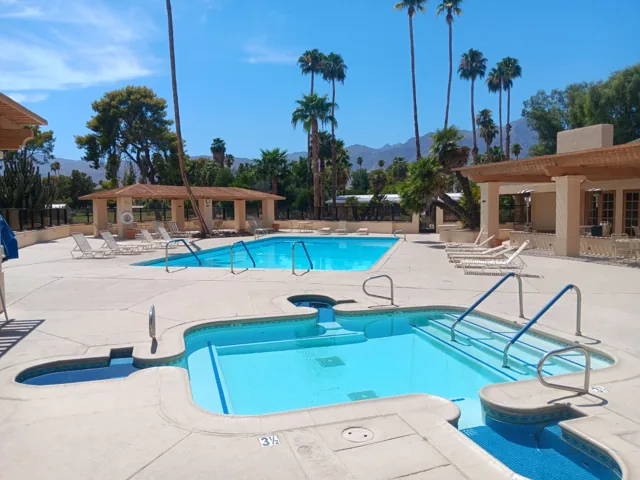 Swimming pool and spa, open 24 hours